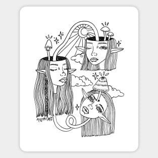 Mushroom Mind Magnet